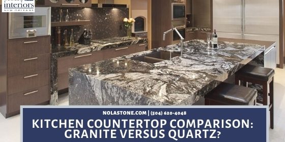 Kitchen Countertop Comparison Granite Versus Quartz